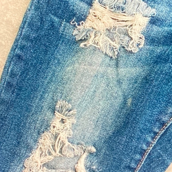 VIP Classic Blue Ripped Skinny Jeans - Picture 3 of 5